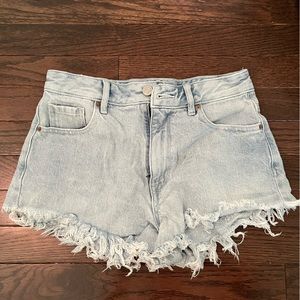 pacsun high rise jean shorts